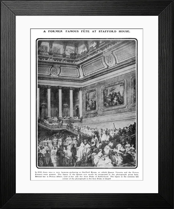 Framed Print : Former famous fete at Stafford House Framed Print : Former famous fete at Stafford House