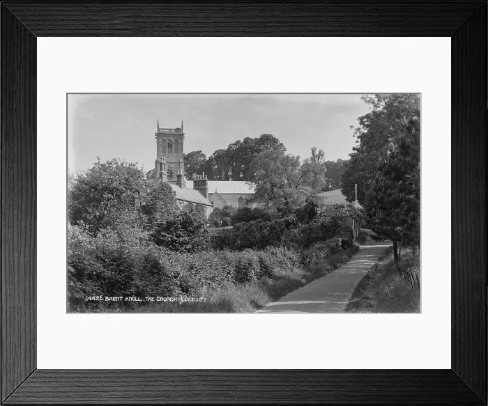 Framed Print : The Church at Brent Knoll Framed Print : The Church at Brent Knoll