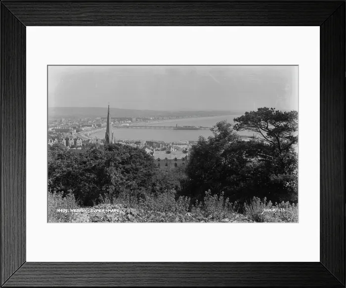 Framed Print : Scenic View of Weston-super-Mare Framed Print : Scenic View of Weston-super-Mare