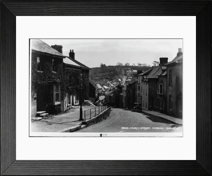 Framed Print : Church Street, Modbury Framed Print : Church Street, Modbury