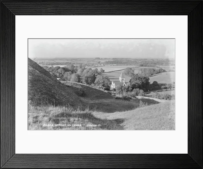 Framed Print : Scenic View of Offham Framed Print : Scenic View of Offham