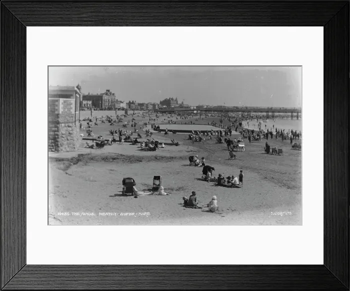 Framed Print : The Sands at Weston-super-Mare Framed Print : The Sands at Weston-super-Mare