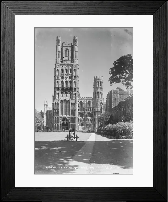 Framed Print : Ely Cathedral West Front Framed Print : Ely Cathedral West Front
