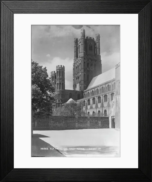 Framed Print : Ely Cathedral - West Tower Framed Print : Ely Cathedral - West Tower