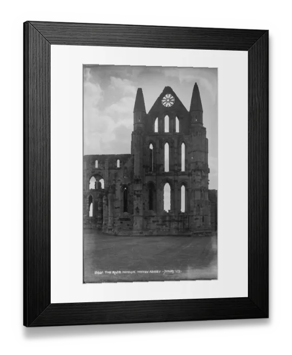 Framed Print : The Rose Window, Whitby Abbey Framed Print : The Rose Window, Whitby Abbey