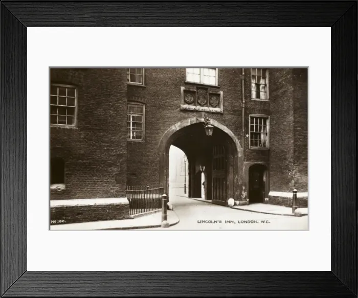 Framed Print : Entrance to Lincolns Inn, London Framed Print : Entrance to Lincolns Inn, London