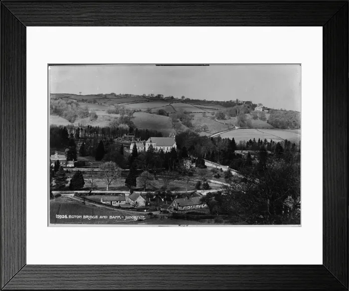 Framed Print : Egton Bridge and Bank
