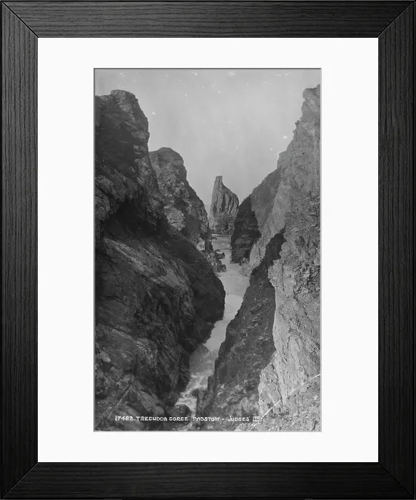 Framed Print : Tregudda Gorge, Padstow Framed Print : Tregudda Gorge, Padstow