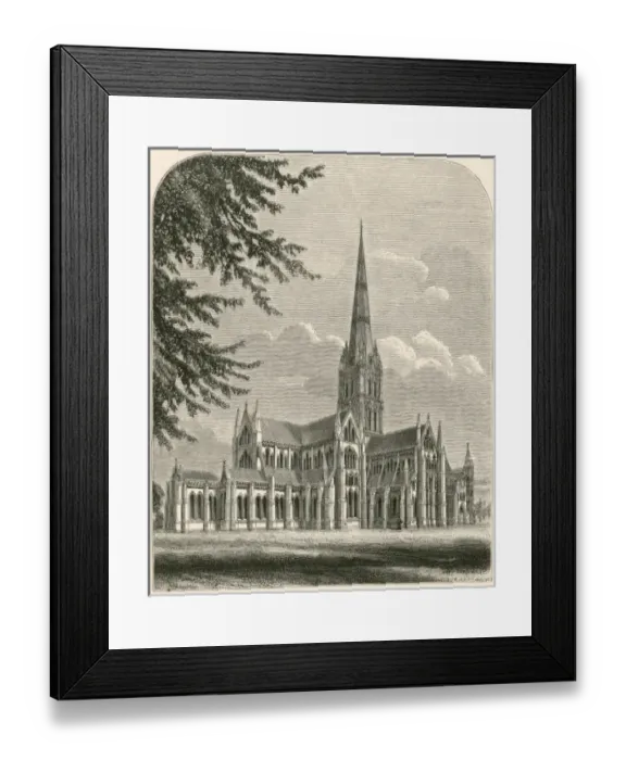 Framed Print : Salisbury Cathedral, Wiltshire Framed Print : Salisbury Cathedral, Wiltshire