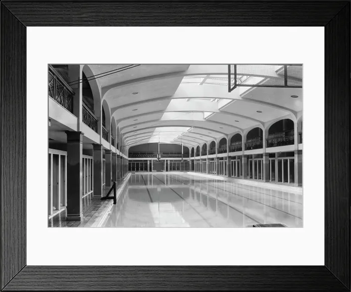 Framed Print : Historic Indoor Swimming Pool Framed Print : Historic Indoor Swimming Pool