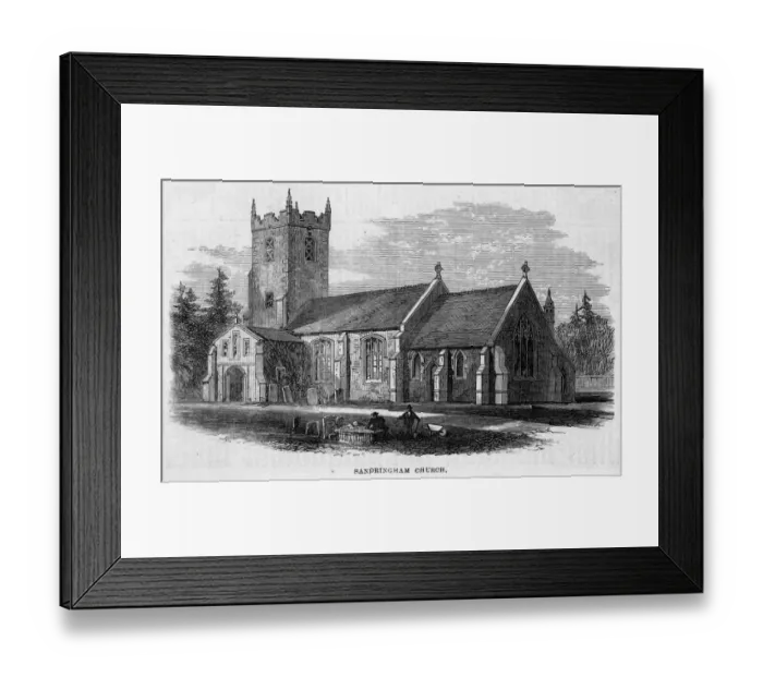 Framed Print : Sandringham Church, Norfolk Framed Print : Sandringham Church, Norfolk