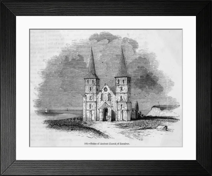 Framed Print : Reculver, Kent Framed Print : Reculver, Kent