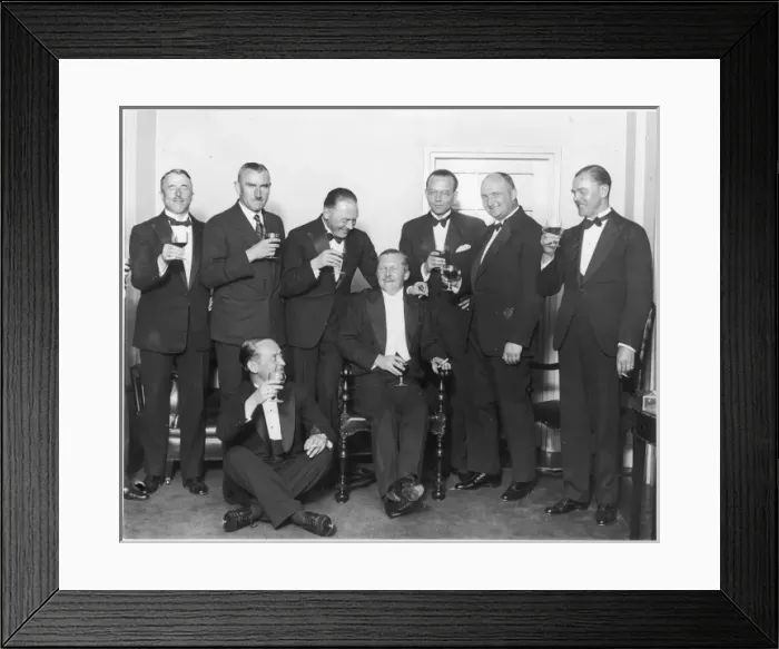 Framed Print : Colonel Billy Bishop VC with German air aces Framed Print : Colonel Billy Bishop VC with German air aces