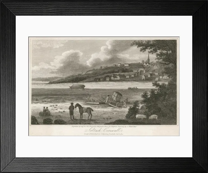 Framed Print : Saltash, Cornwall Framed Print : Saltash, Cornwall