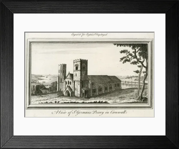 Framed Print : St Germains Priory, Cornwall Framed Print : St Germains Priory, Cornwall