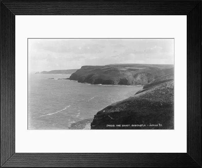 Framed Print : The Coast at Boscastle Framed Print : The Coast at Boscastle