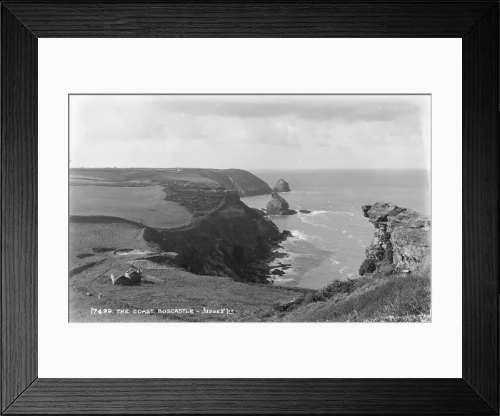 Framed Print : The Coast at Boscastle Framed Print : The Coast at Boscastle