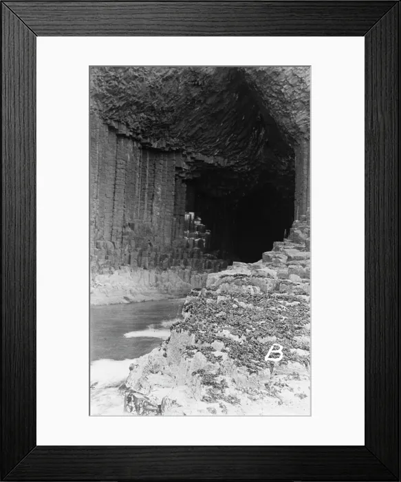 Framed Print : Coastal Cave Formation Framed Print : Coastal Cave Formation