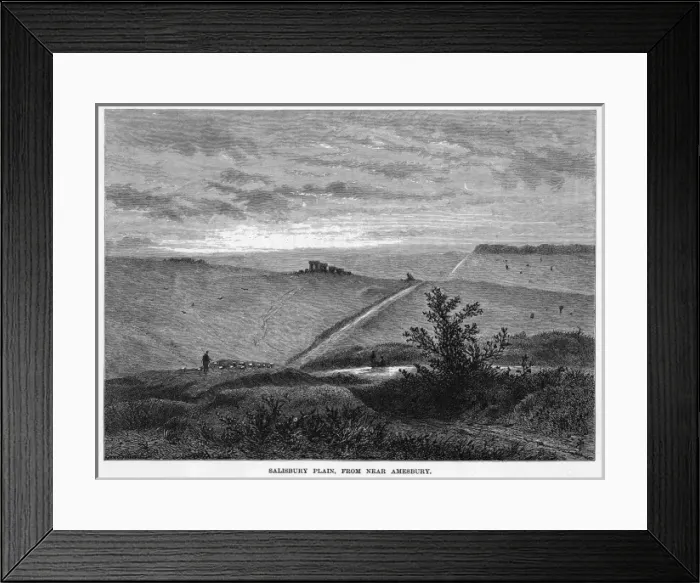Framed Print : Salisbury Plain, Wiltshire Framed Print : Salisbury Plain, Wiltshire