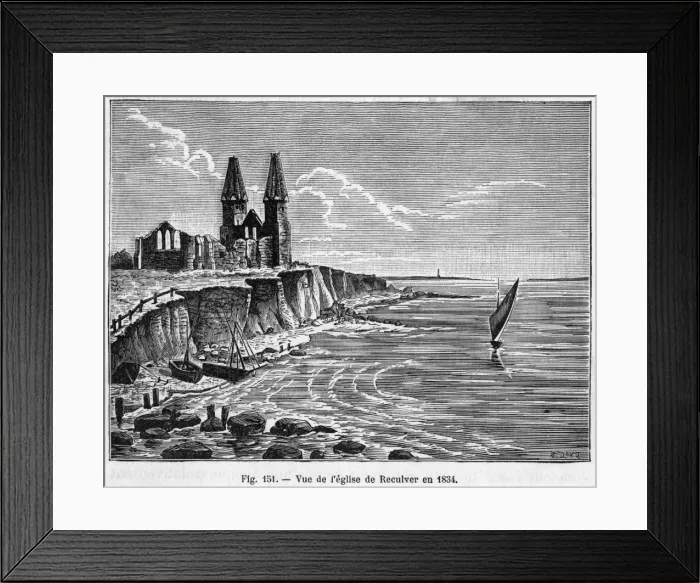 Framed Print : Reculver, Kent Framed Print : Reculver, Kent