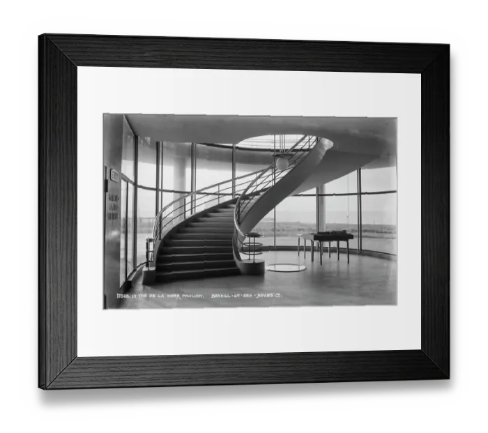 Framed Print : Interior of the De La Warr Pavilion