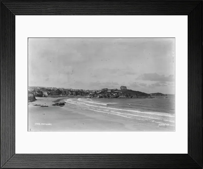 Framed Print : Coastal View of Newquay Framed Print : Coastal View of Newquay