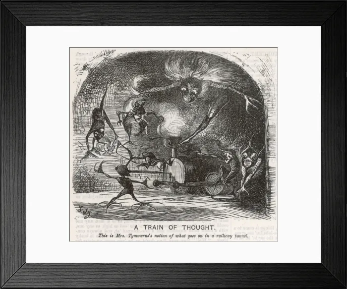 Framed Print : A train of thought Framed Print : A train of thought