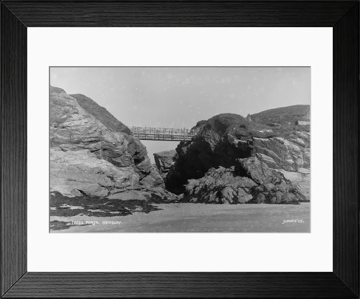 Framed Print : Bridge at Porth, Newquay Framed Print : Bridge at Porth, Newquay