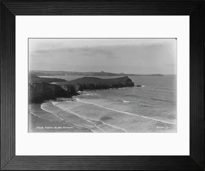 Framed Print : Porth Island, Newquay Framed Print : Porth Island, Newquay