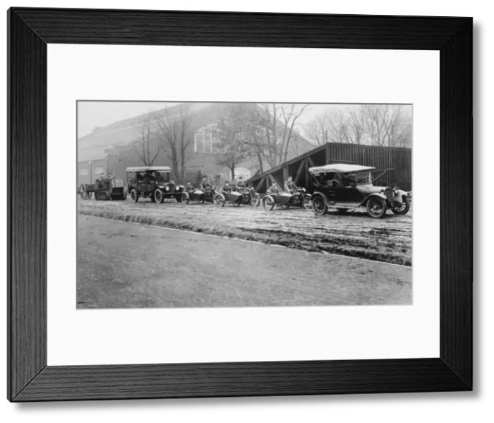 Framed Print : Reserve Officers Training Corps maneuvers Framed Print : Reserve Officers Training Corps maneuvers