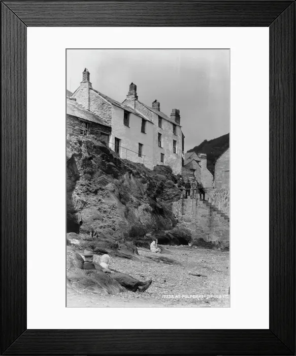 Framed Print : A Day at Polperro Framed Print : A Day at Polperro