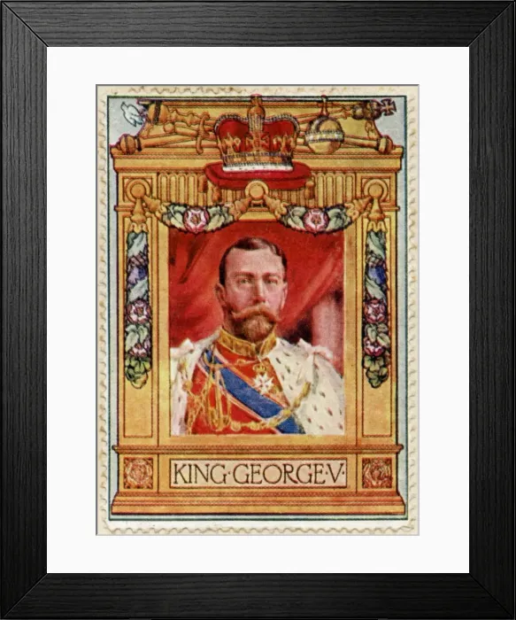 Framed Print : King George V / Stamp Framed Print : King George V / Stamp