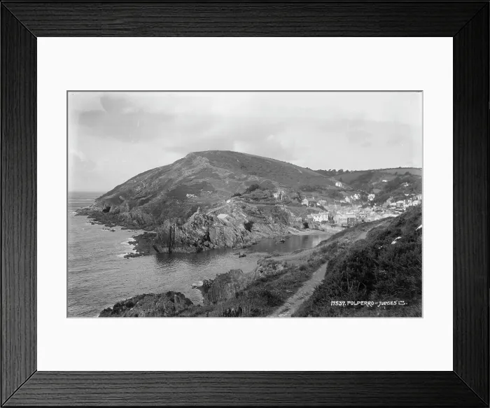 Framed Print : Scenic View of Polperro Framed Print : Scenic View of Polperro
