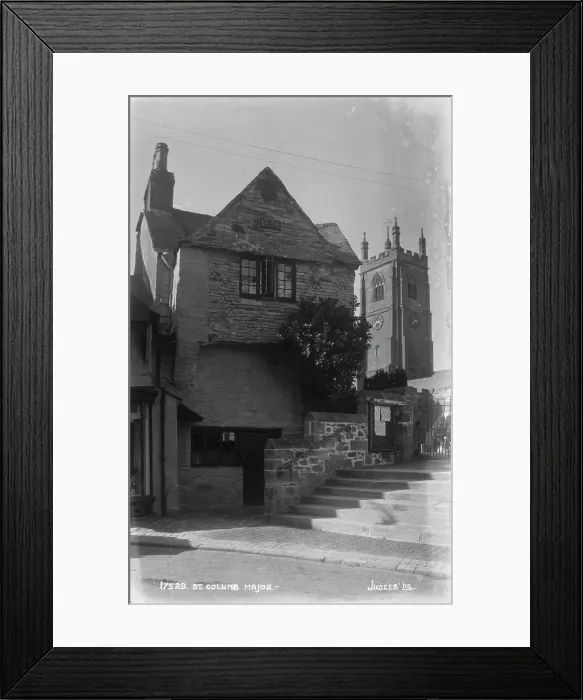 Framed Print : Historic Architecture of St. Columb Major Framed Print : Historic Architecture of St. Columb Major