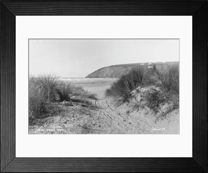 Framed Print : Pathway to Maygan Porth Beach Framed Print : Pathway to Maygan Porth Beach