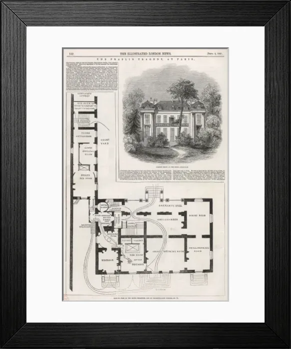 Framed Print : The Praslin Tragedy Framed Print : The Praslin Tragedy