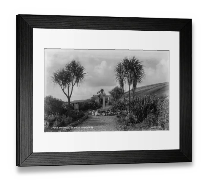 Framed Print : Memorial Gardens, Downderry Framed Print : Memorial Gardens, Downderry