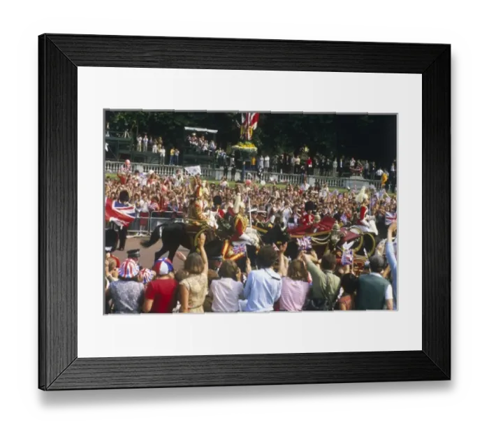 Framed Print : Royal Wedding 1981 Framed Print : Royal Wedding 1981