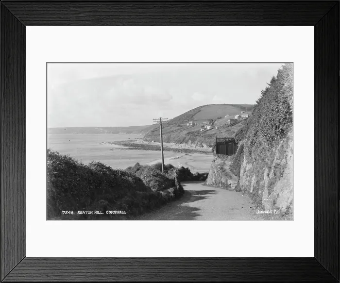 Framed Print : Seaton Hill, Cornwall Framed Print : Seaton Hill, Cornwall