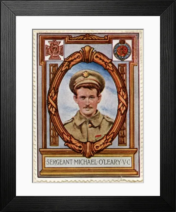 Framed Print : Major O Leary VC recipient 3 / Stamp Framed Print : Major O Leary VC recipient 3 / Stamp