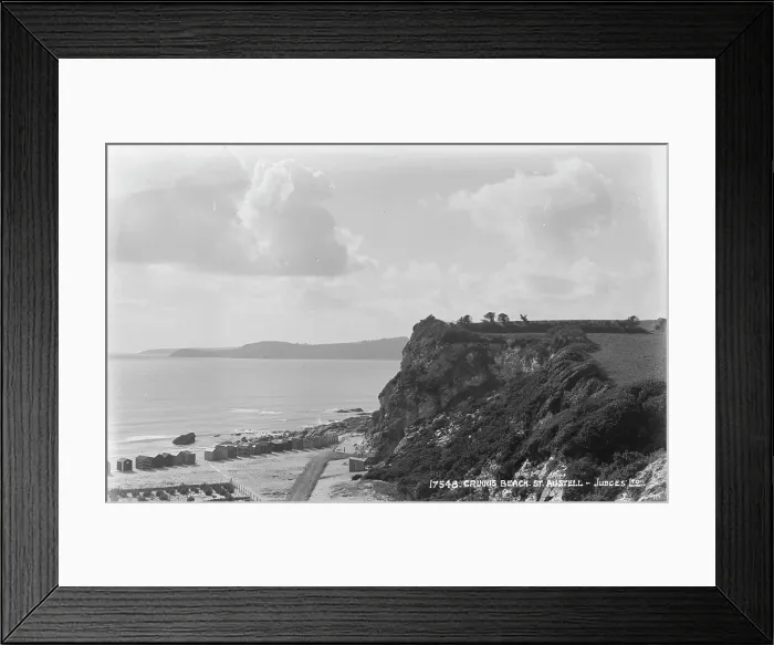 Framed Print : Crinnis Beach, St. Austell Framed Print : Crinnis Beach, St. Austell