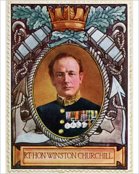 Winston Churchill  /  Stamp