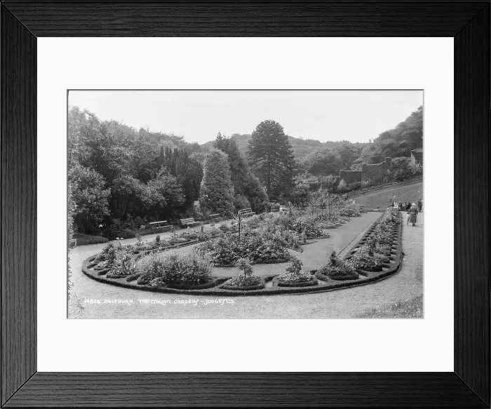 Framed Print : The Italian Gardens in Saltburn Framed Print : The Italian Gardens in Saltburn