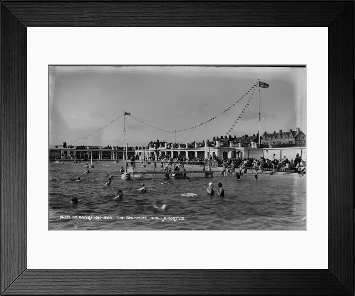 Framed Print : The Swimming Pool at St. Anne's-on-Sea Framed Print : The Swimming Pool at St. Anne's-on-Sea