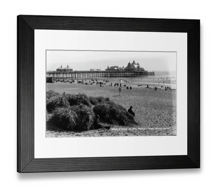 Framed Print : St. Annes-on-Sea Pier and North Shore Framed Print : St. Annes-on-Sea Pier and North Shore