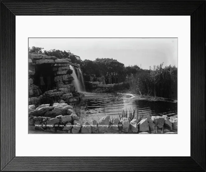 Framed Print : Waterfall at Promenade Gardens Framed Print : Waterfall at Promenade Gardens