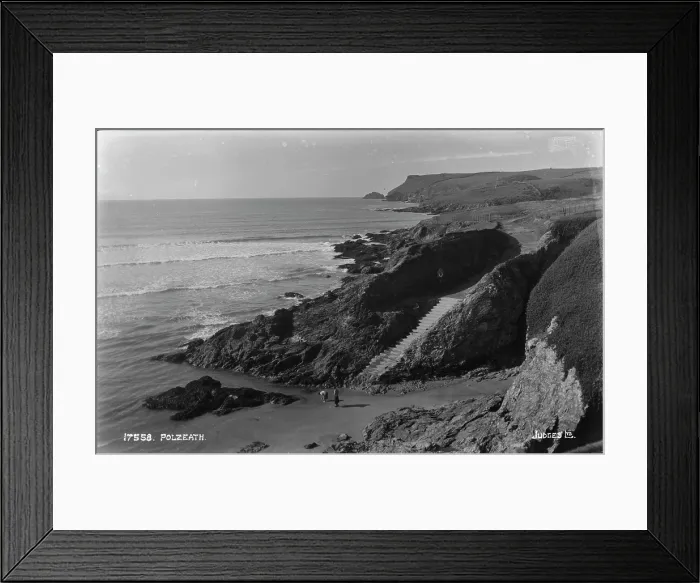 Framed Print : Coastal View of Polzeath Framed Print : Coastal View of Polzeath