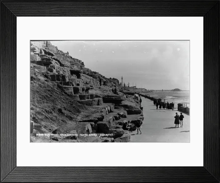 Framed Print : Blackpool Rock Garden, North Shore Framed Print : Blackpool Rock Garden, North Shore