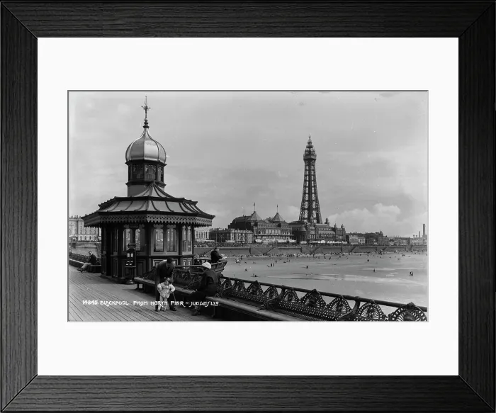 Framed Print : Blackpool from North Pier Framed Print : Blackpool from North Pier