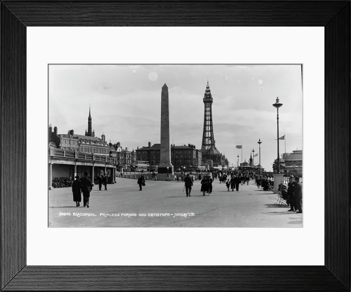Framed Print : Princess Parade and Cenotaph in Blackpool Framed Print : Princess Parade and Cenotaph in Blackpool